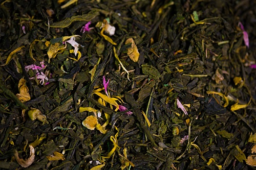 21) Чай ароматизированный зелёный - Японская Липа.  2