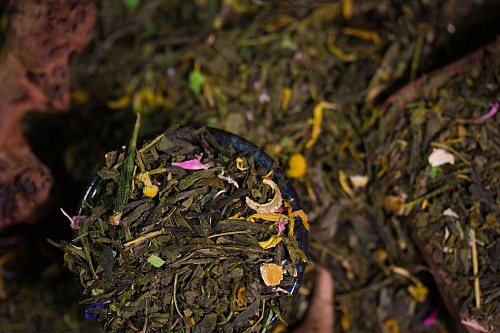 21) Чай ароматизированный зелёный - Японская Липа