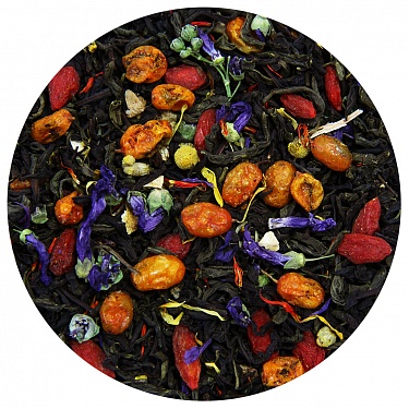 Чай ароматизированный весовой черный - Чай молодости и красоты.  2