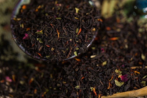18) Чай ароматизированный черный - Дикая Вишня с ягодой