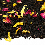 Чай ароматизированный весовой черный - Черная роза кат.B