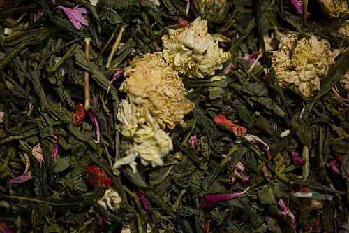 20) Чай ароматизированный зелёный - Улыбка гейши.  3
